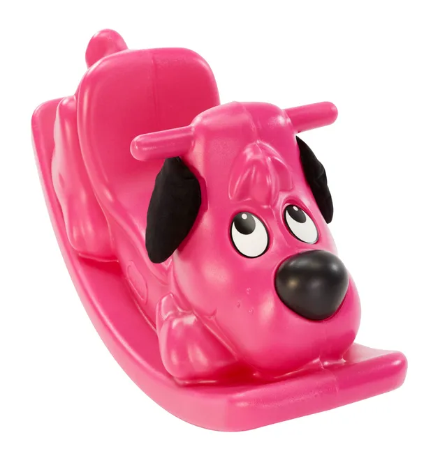 Little Tikes Rockin Puppy dondolo magenta interni esterni