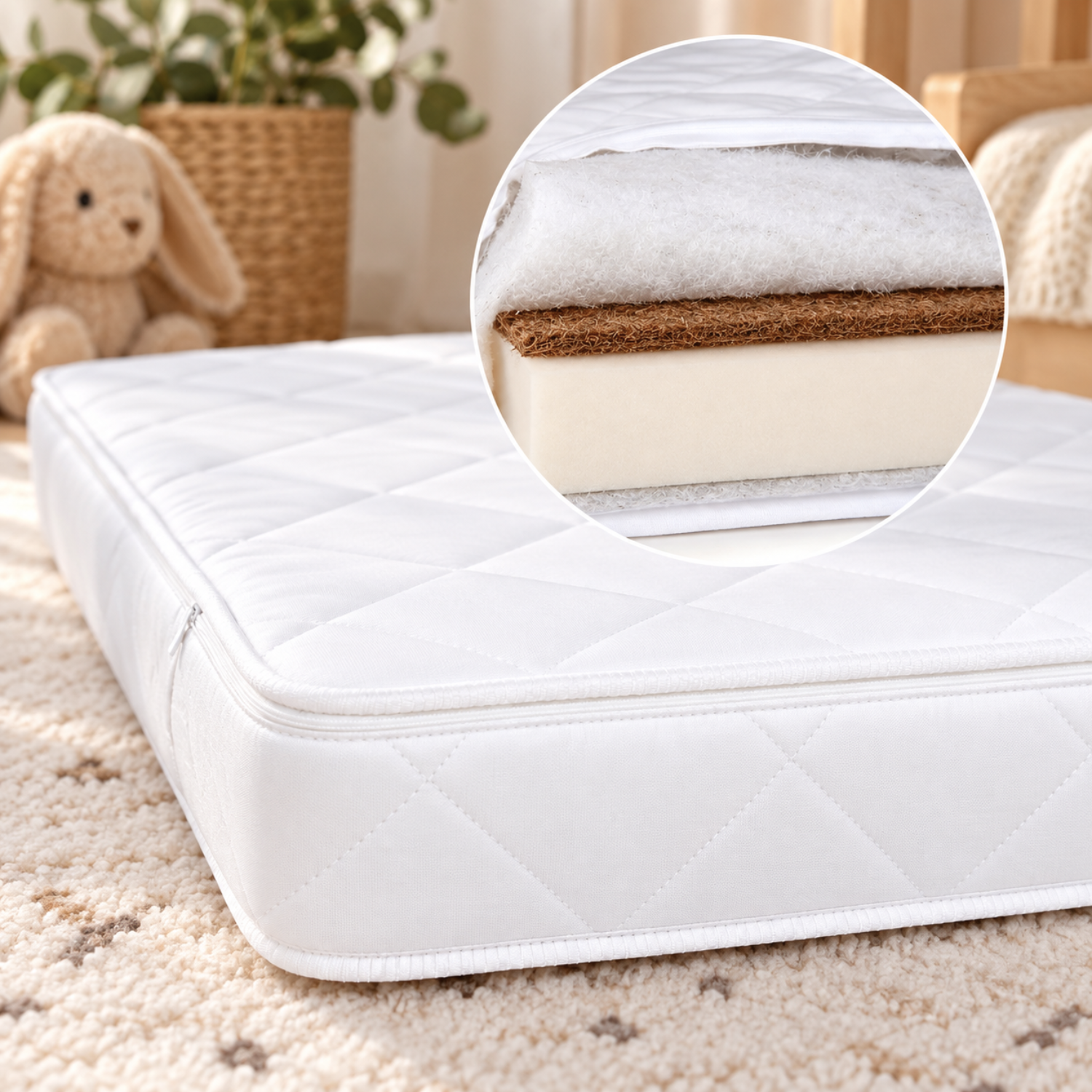 Lionherz YappyFlex Mini materasso 120x60 cocco e cotone