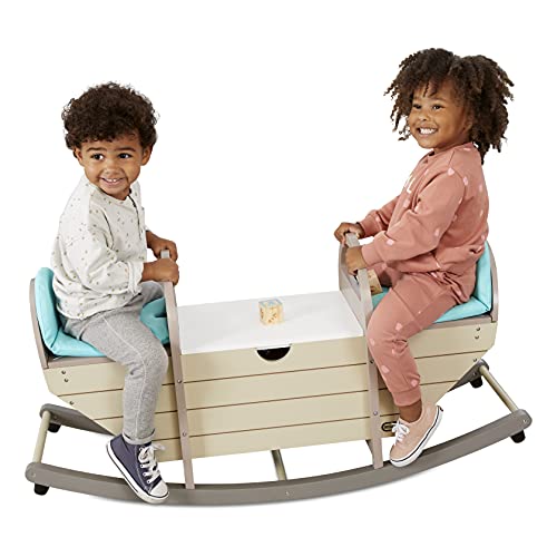 Little Tikes Dondolo Cavalcabile Legno con Panca 2-5 Anni